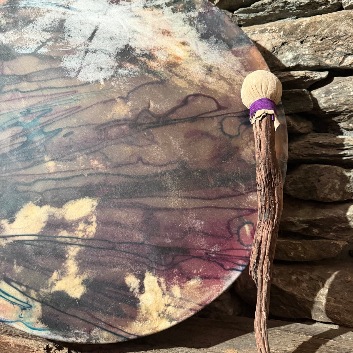 20" Hand Drum With Beater "Unwavering Love"