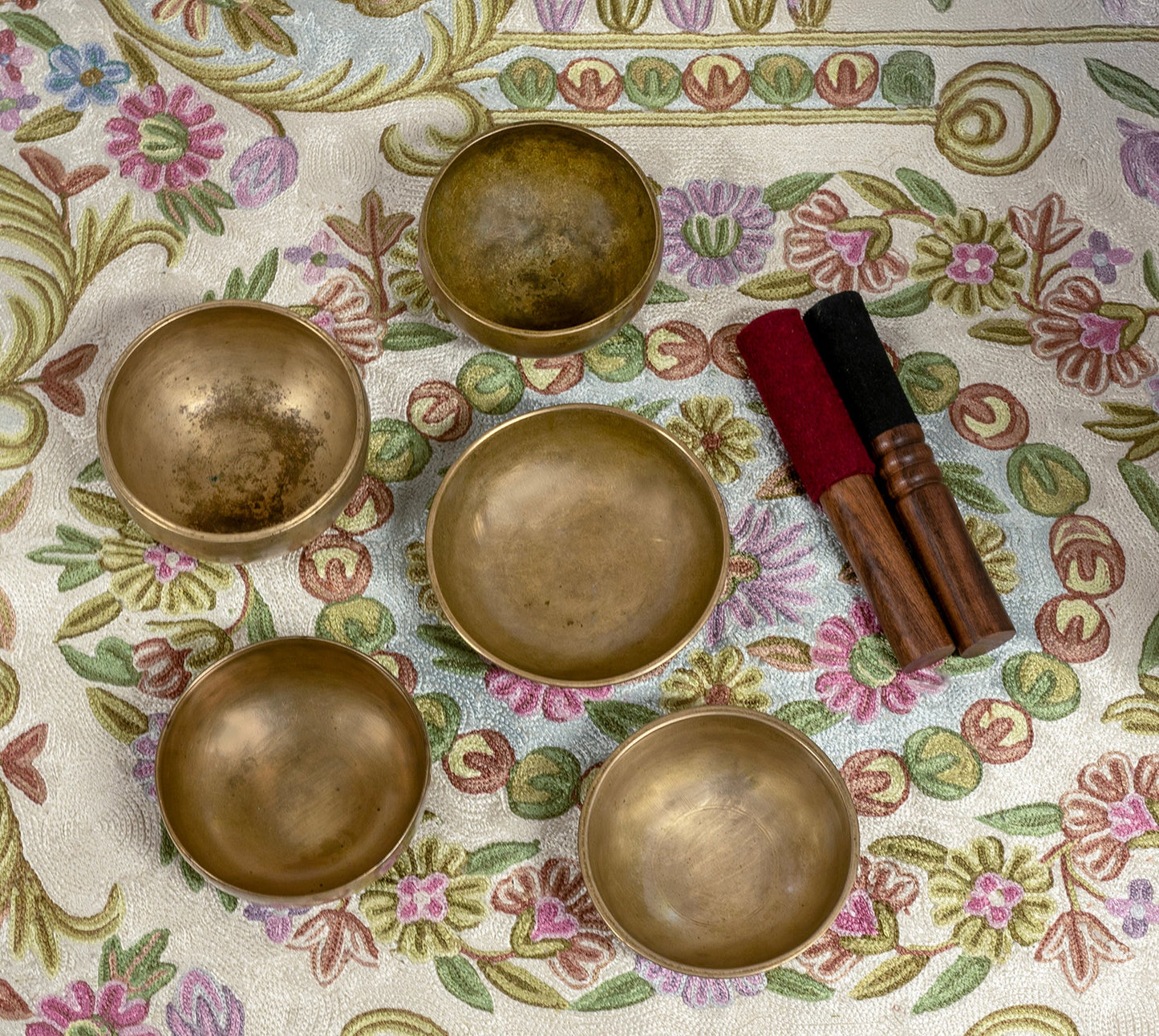 Antique Cup Set – F# Major Pentatonic Scale – AS15842