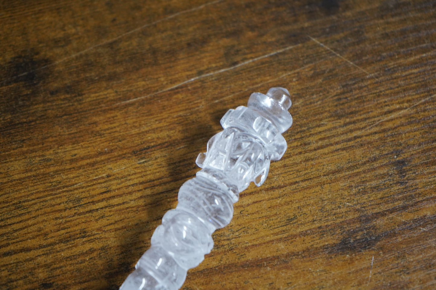 Himalayan Quartz Phurpa 5 inch 78gr #4