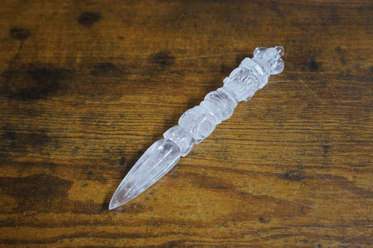 Himalayan Quartz Phurpa 8.5 inch 190gr #9