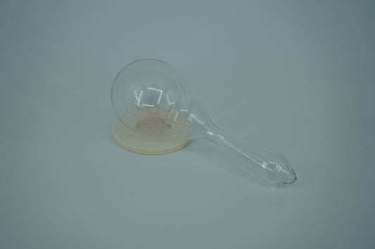 Hand Blown Glass and Crystal Rattle