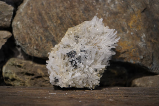 Clear Graphite Quartz Cluster 2 lb 4.2 oz