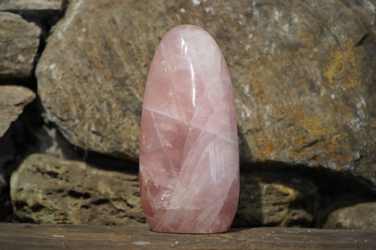 Rose Quartz Oblong Tower 1 lb .4 oz