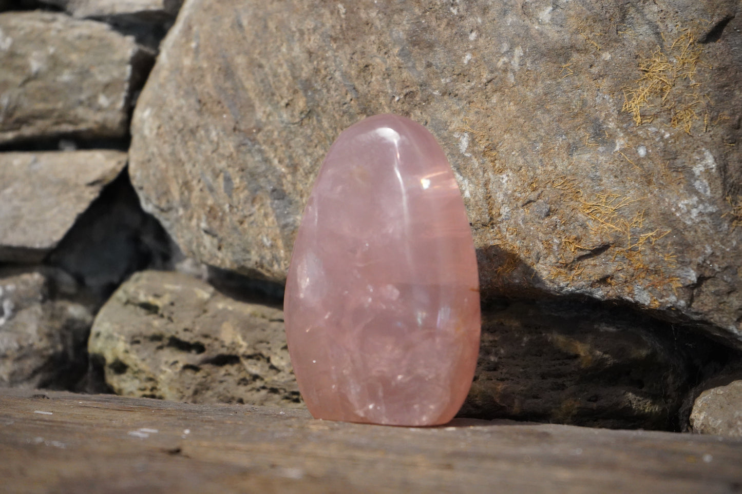 Rose Quartz Oblong Tower 12.4 oz