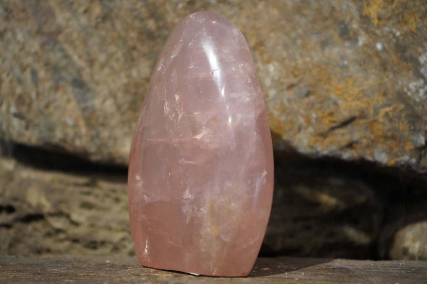 Rose Quartz Oblong Tower 12.4 oz