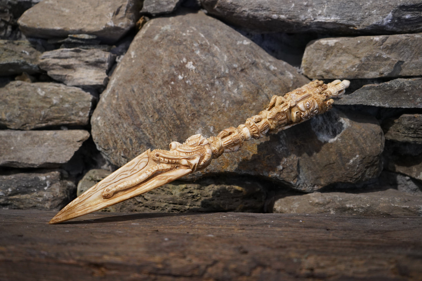 Buffalo Bone Phurpa #1 Light Hue