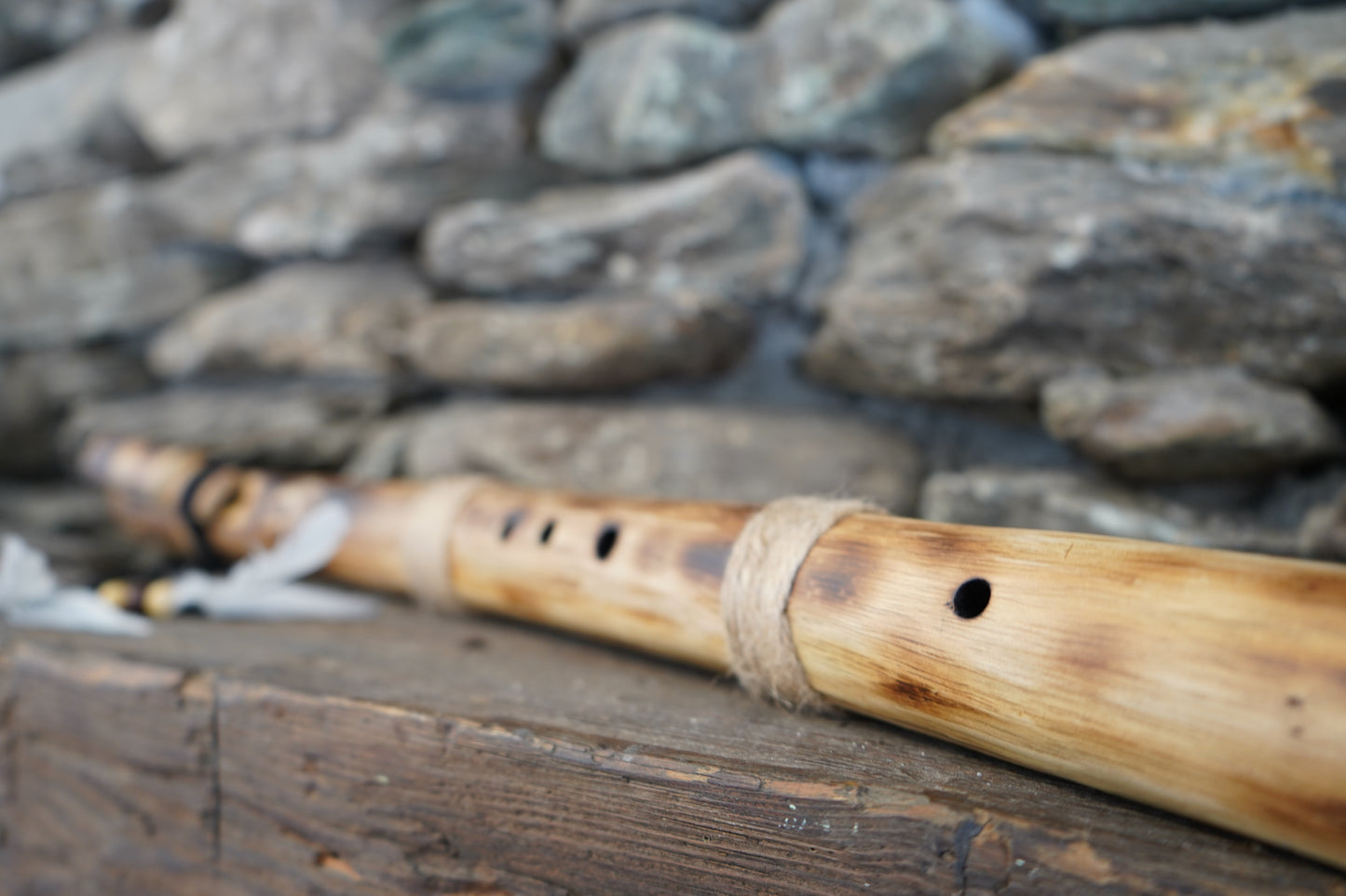 Forest Flute Teak Branch E-Akebono 432 Hz