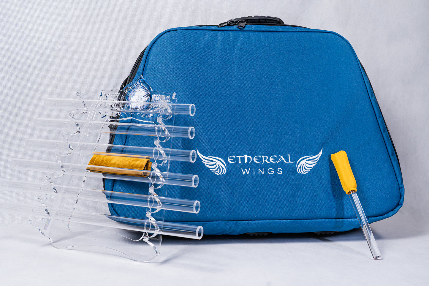 Ethereal Wings 6 Note Throat Crystal Harp ~ C - IN STOCK
