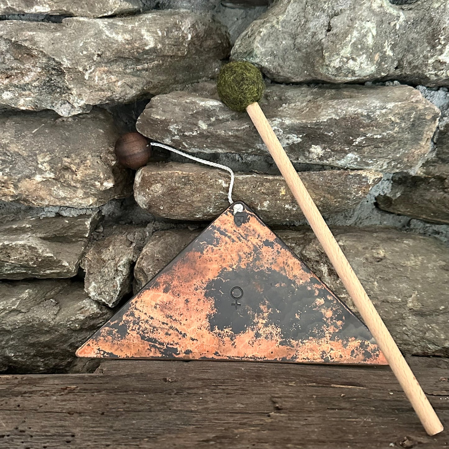 Venus XL Trigon with Mallet by Martin Bläse