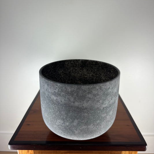 8" Obsidian Crystal Singing Bowl C5 432 Hz