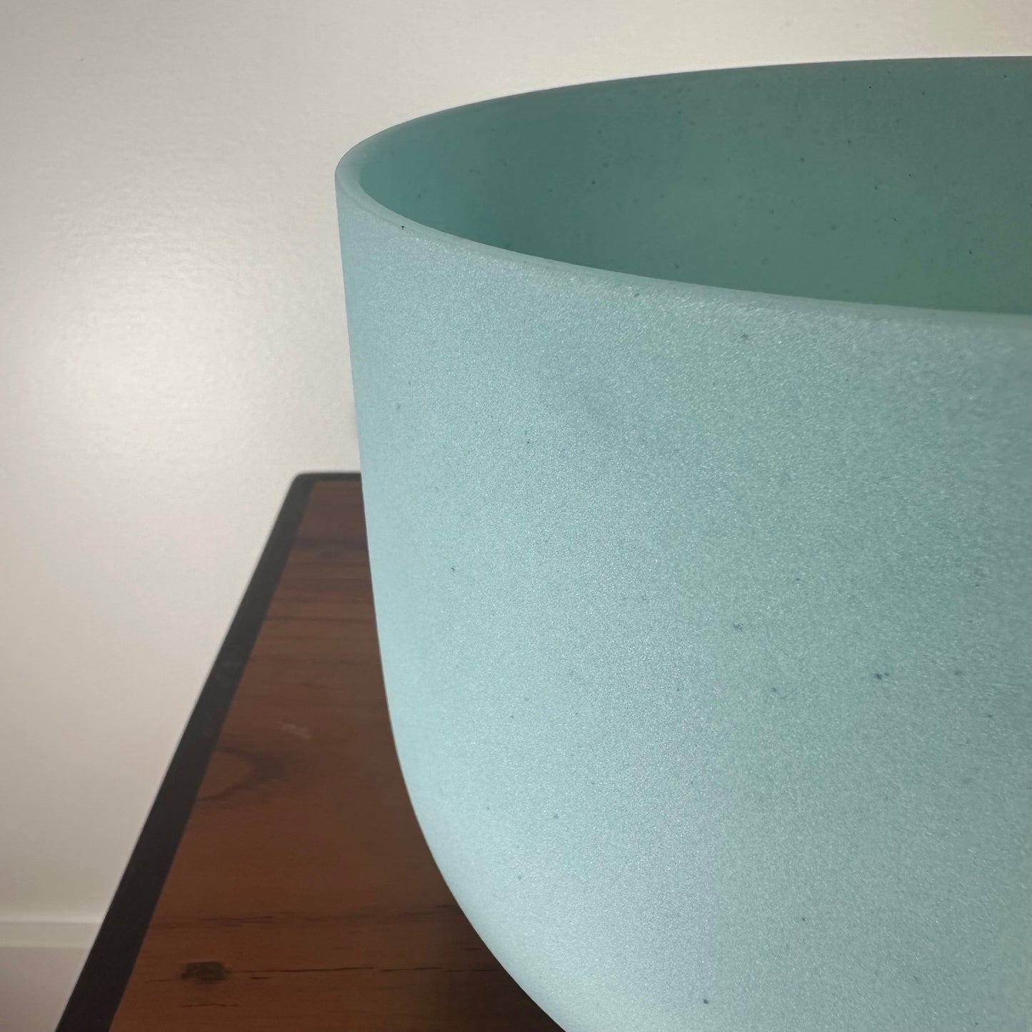 Amazonite Alchemy Crystal Singing Bowl 8" F#