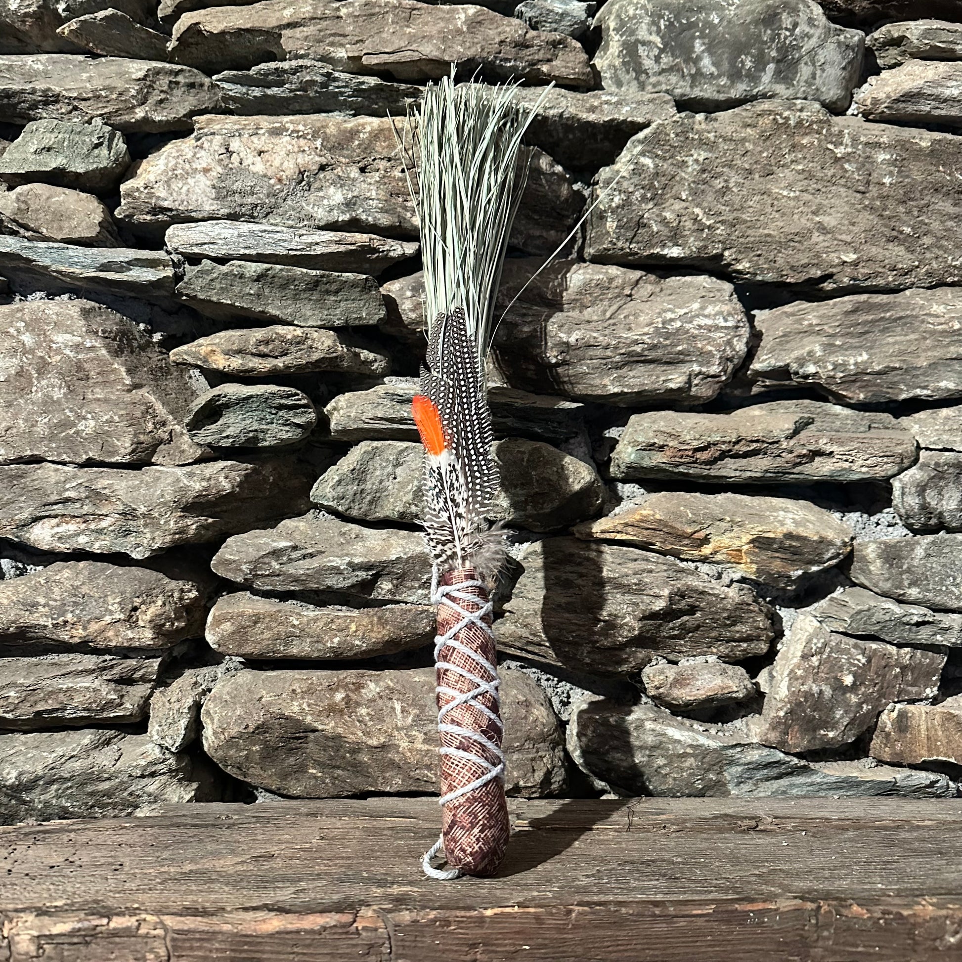 Beargrass Chakapa 22" Brown Fabric with Grey Cord