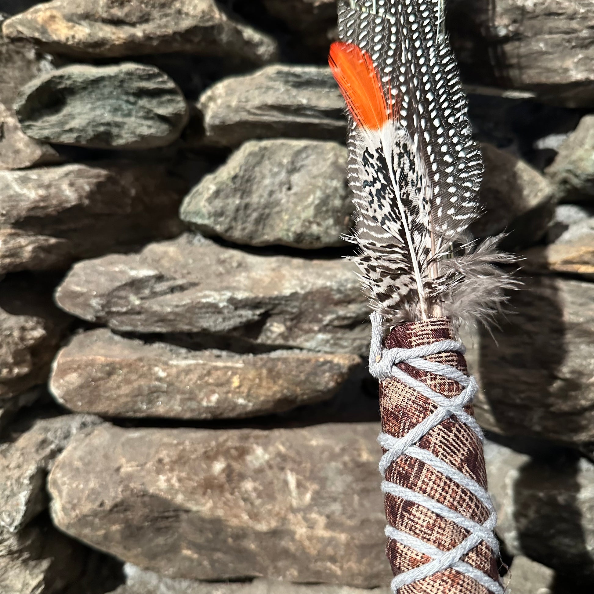 Beargrass Chakapa 22" Brown Fabric with Grey Cord