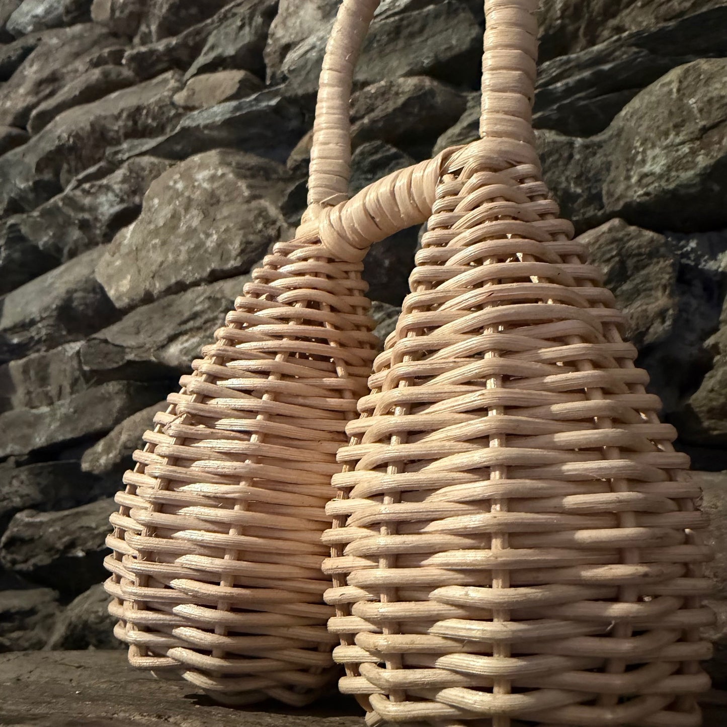 Double Woven Basket Rattle