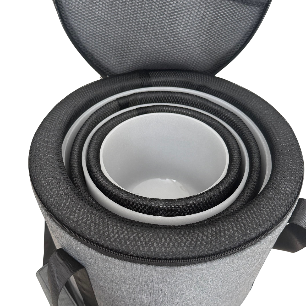 D-E-A Frosted Singing Bowl Triad Set with Bag