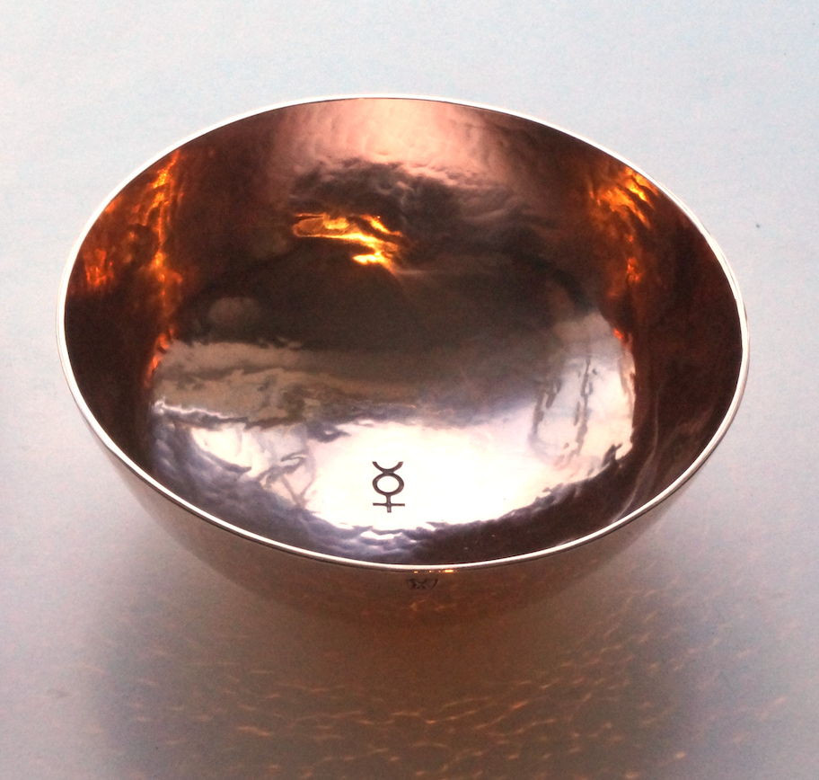 Martin Bläse Planetary Singing Bowl Mercury 283 Hz Polished Bronze