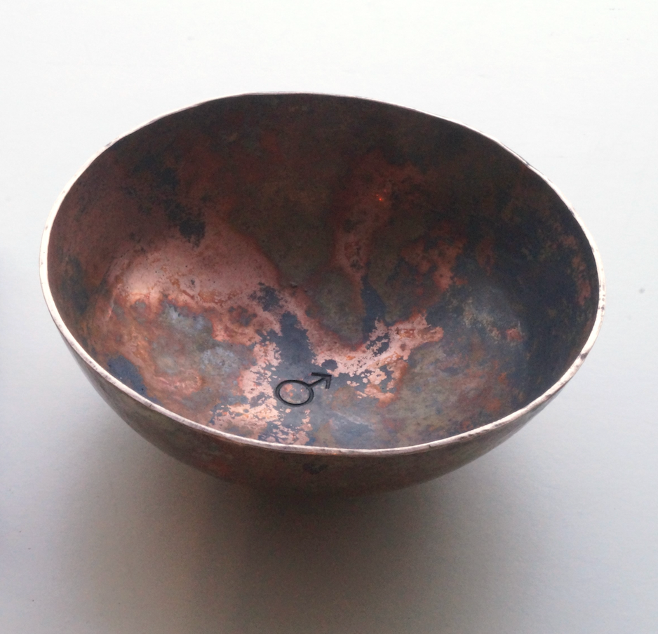 Martin Bläse Planetary Singing Bowl Mars 289 Hz Natural Bronze
