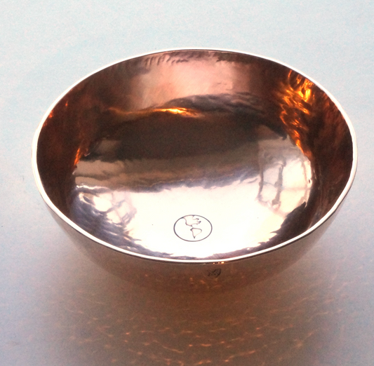 Martin Bläse Planetary Singing Bowl Sidereal Earth Day 389 Hz Polished Bronze