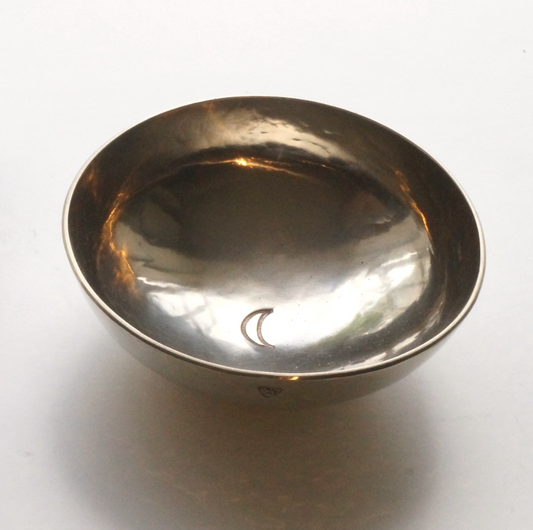 Martin Bläse Planetary Singing Bowl Sidereal Moon 445 Hz Nickel Silver