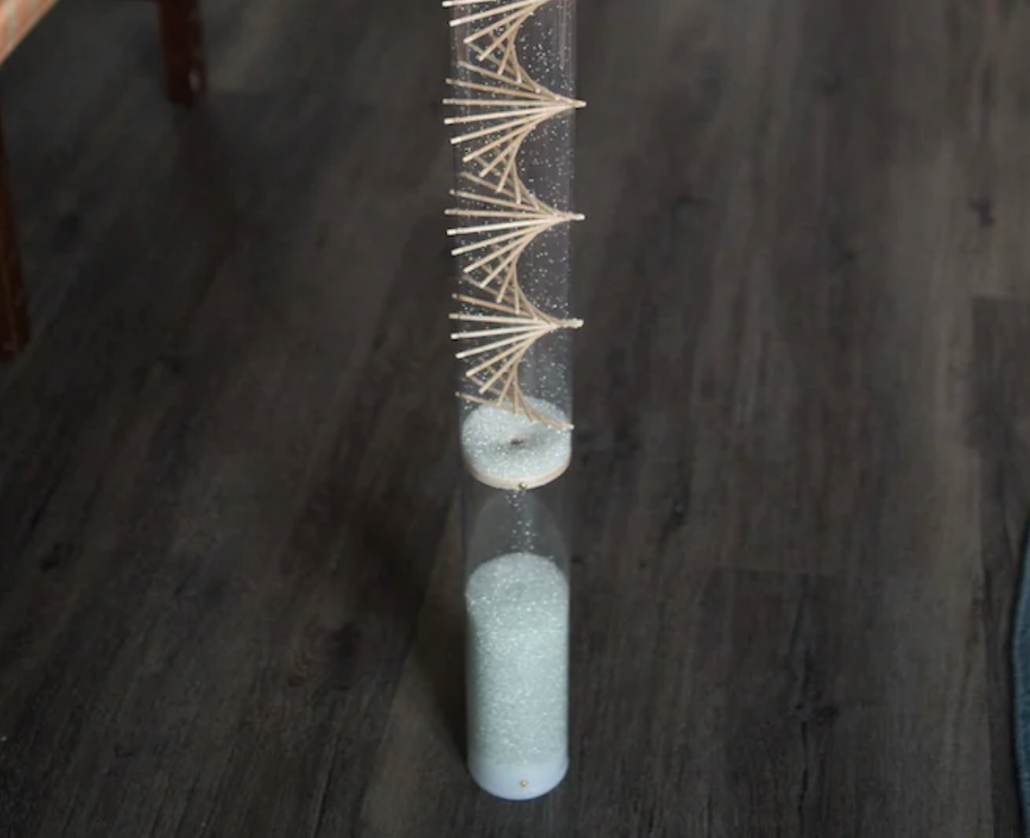 Large Spiral Sound Rainstick – Microbeads 49 inch