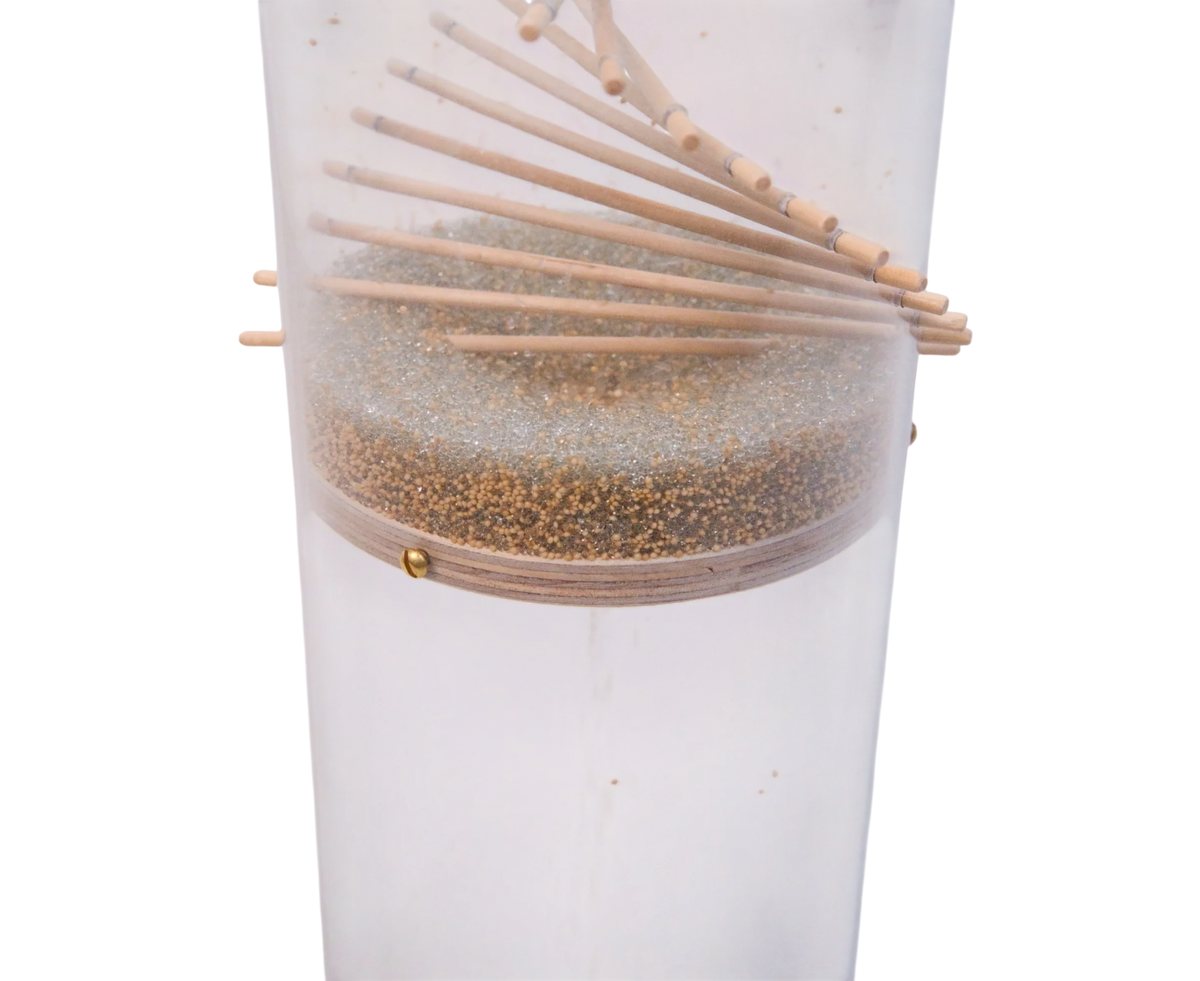 Large Spiral Sounds® Golden Hour Rainstick 49 inches- Gentle