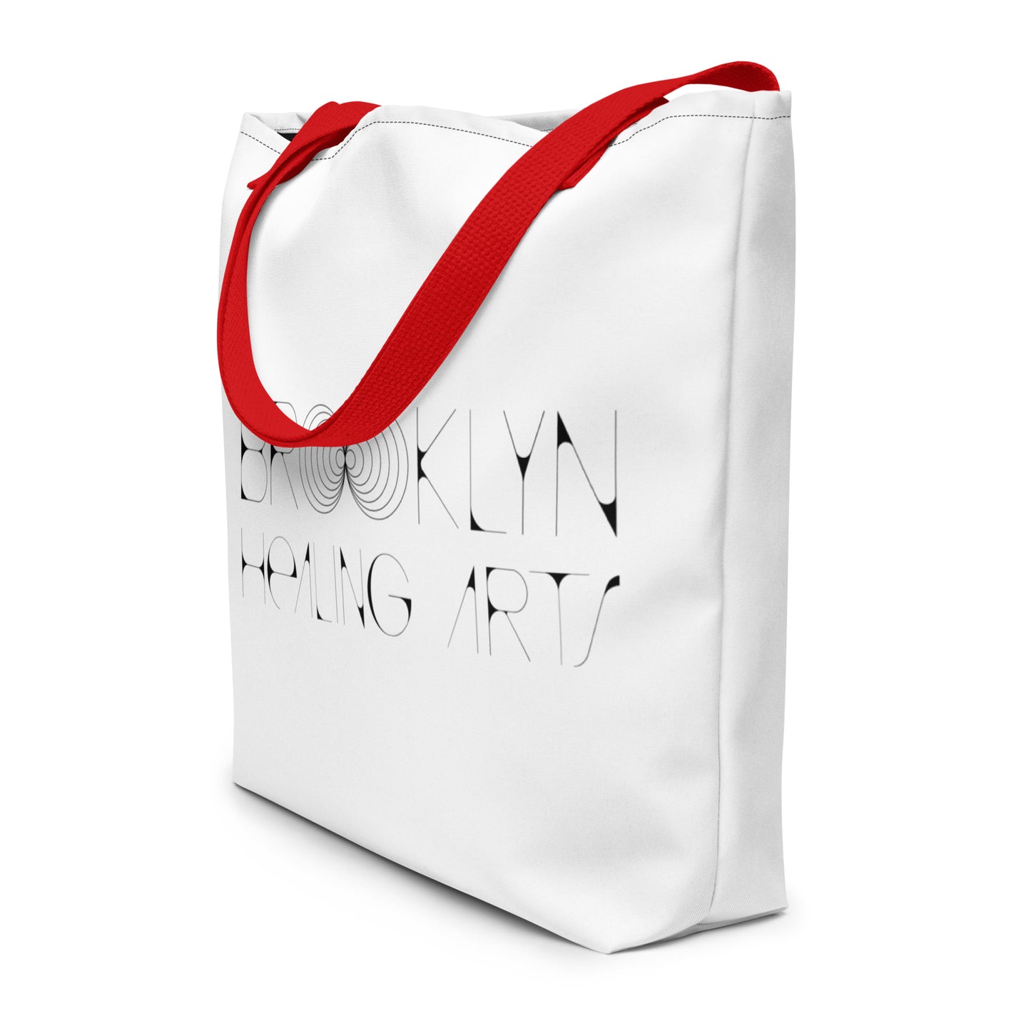 All-Over Print Large Tote Bag Red