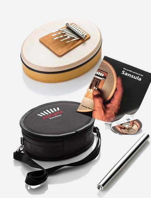 Hokema Sansula Basic 9 Key Sansula, Case, Tuning Tool