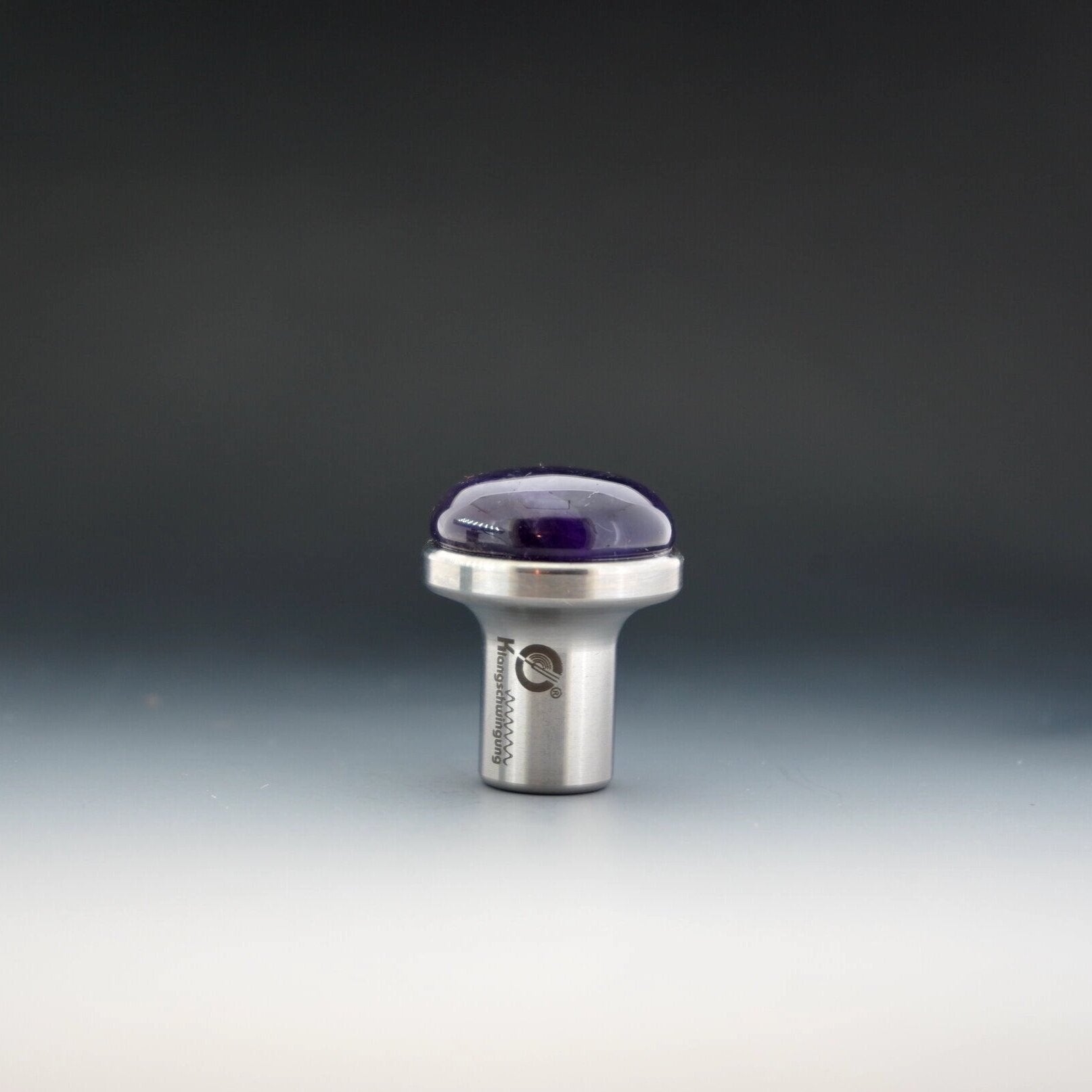 25mm Silver with Amethyst Gem Foot for Otto Tune – Brooklyn Healing Arts