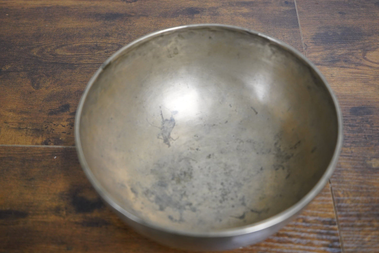Antique Jambati Singing Bowl 9.2"  1.12kg A2 Fundamental 100+ Years Old