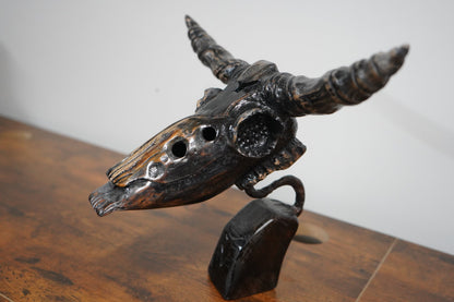 Cattle Skull Ocarina Option #2 with Spiral