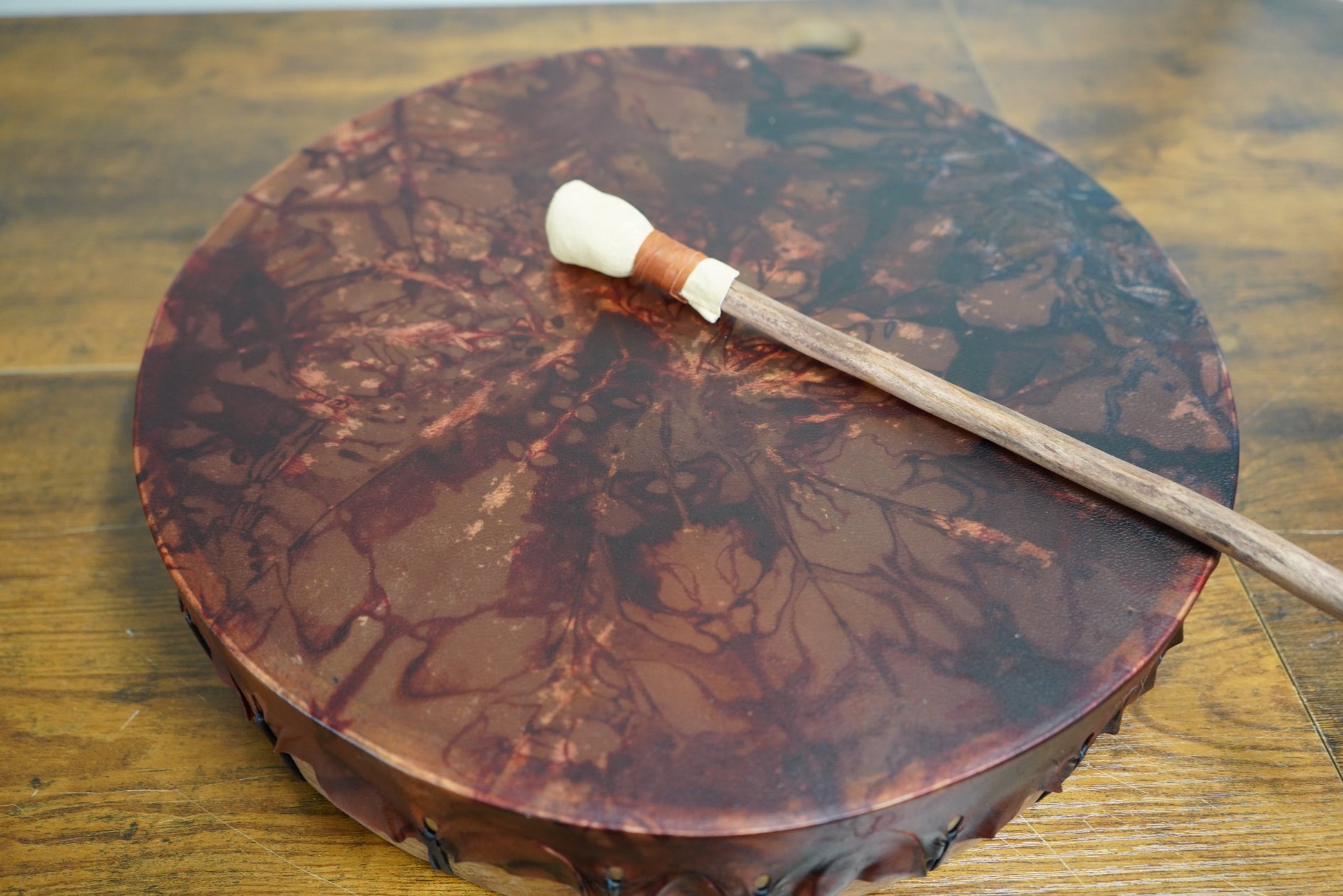 "Nightowl" 16" Hand Drum with Beater