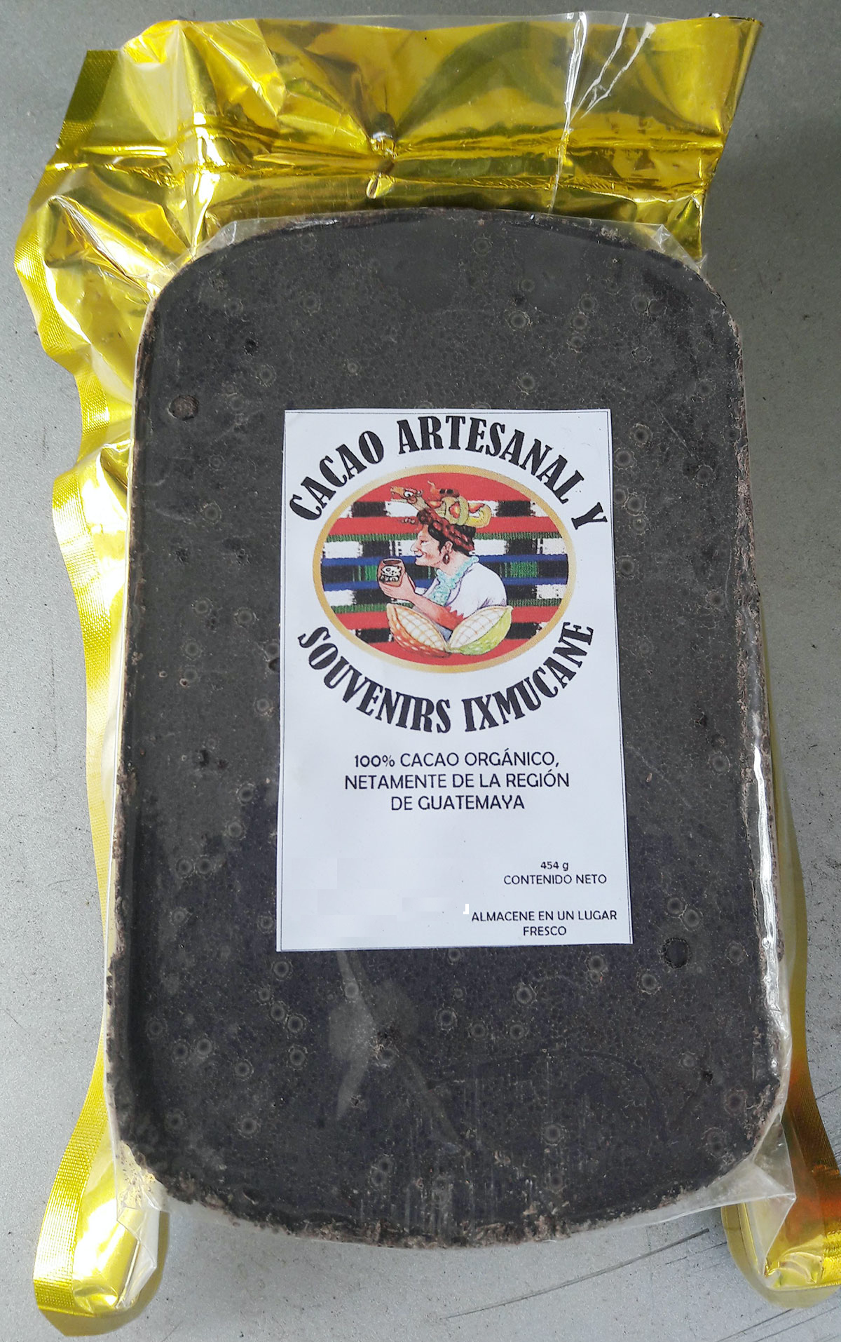 "Cacao Artesanal y Souvenirs Ixmucane"  Guatemalan Cacao 1 Pound