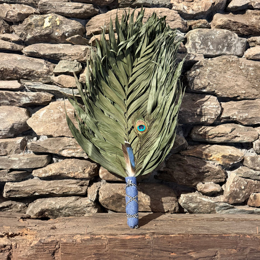 Commodire Palm Chakapa 25" Blue with Black & White Cord