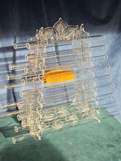 Double Chromatic Compact Crystal Harp 15 Notes