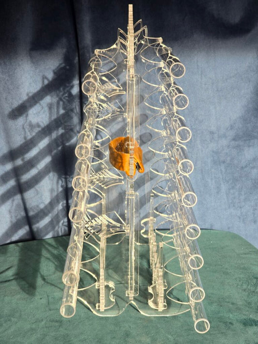 Double Chromatic Compact Crystal Harp 15 Notes