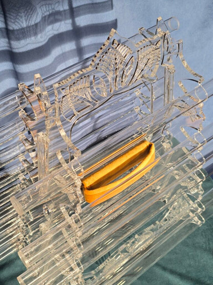 Double Chromatic Compact Crystal Harp 15 Notes