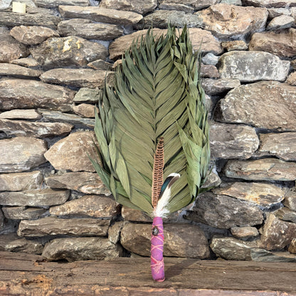 Commodore Palm Chakapa 25" With Pheasant and Pyrope Garnet