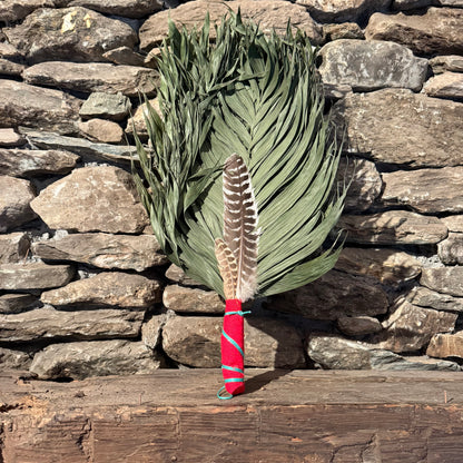 Commodire Palm Chakapa 25" Red with Turquoise Cord