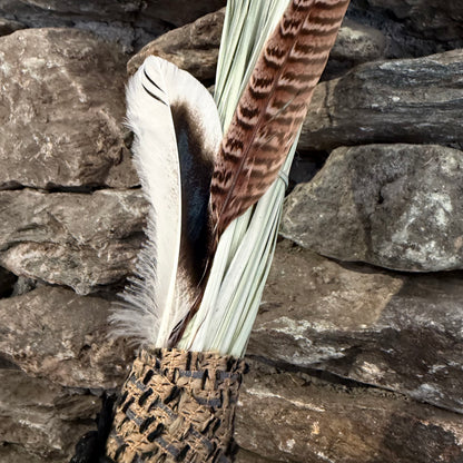 Bear Grass Chakapa 19" Multi-Colored with Black Cord