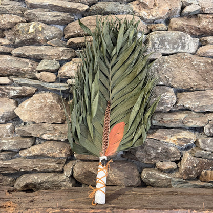 Commodore Palm Chakapa 25" With Pheasant and Tektites