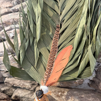 Commodore Palm Chakapa 25" With Pheasant and Tektites
