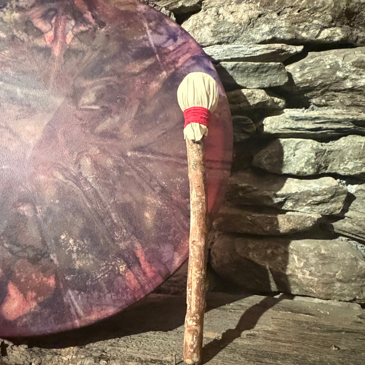 18" Hand Drum With Beater "The Fire Inside"