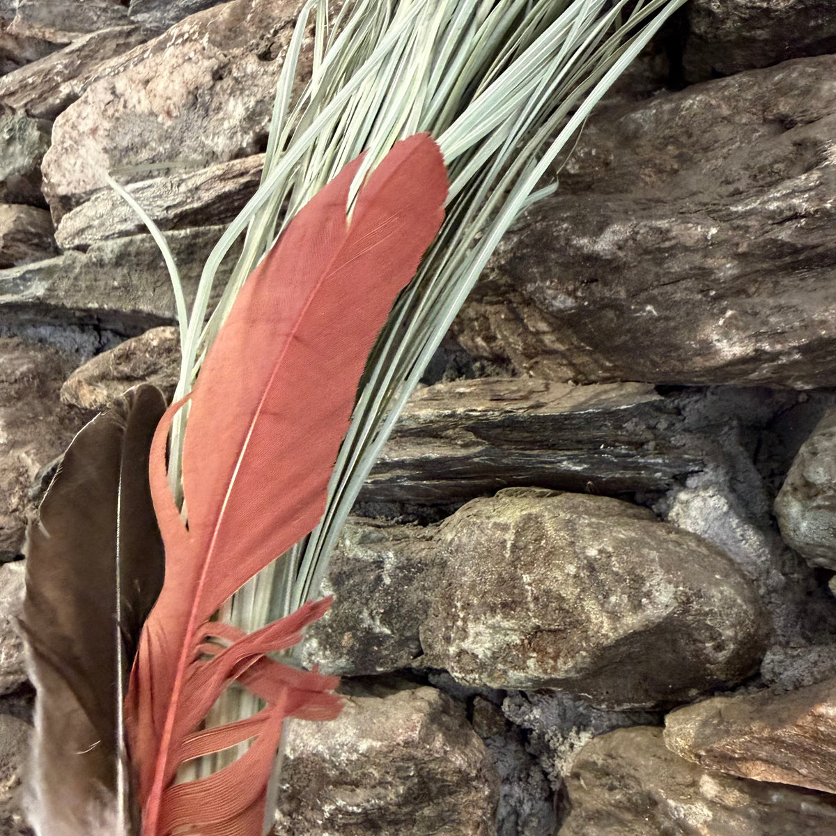 Bear Grass Chakapa 19" Orange with Cream Cord