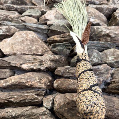 Bear Grass Chakapa 19" Multi-Colored with Black Cord