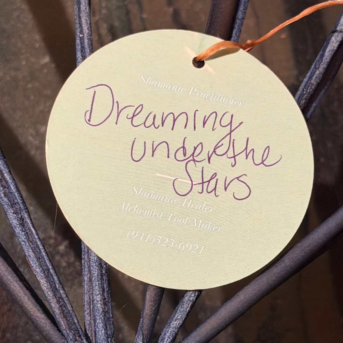 18" Hand Drum With Beater "Dreaming Under the Stars"