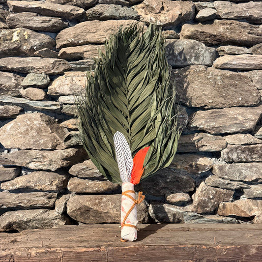 Commodore Palm Chakapa 25" Multi-Colored with Tan Cord Chakapa