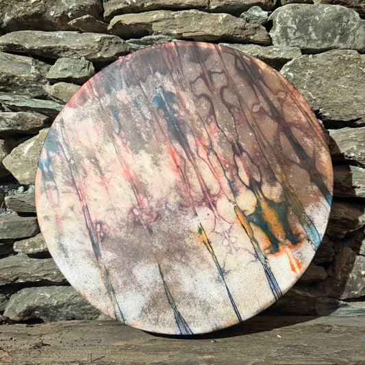 18" Hand Drum With Beater "Sunset"
