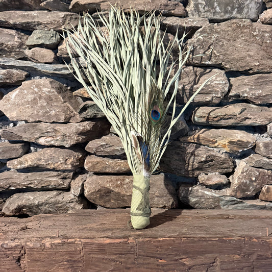 Fan Palm Chakapa 20" Green with Olive Cord Chakapa