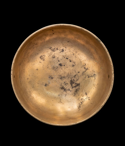 Antique Manipuri Singing Bowl F 180Hz 7.25" A15861