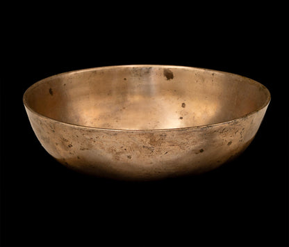 Antique Manipuri Singing Bowl F 180Hz 7.25" A15861